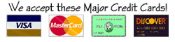 major credit cards
